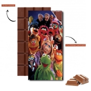 Tablette de chocolat personnalisé muppet show fan