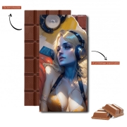 Tablette de chocolat personnalisé Music Sound Girl