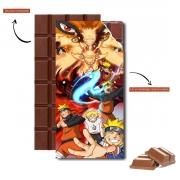 Tablette de chocolat personnalisé Naruto Evolution