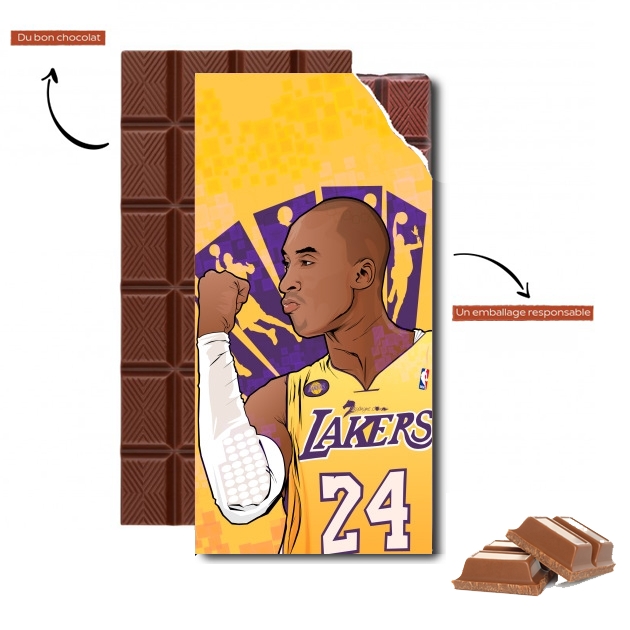 Tablette de chocolat personnalisé NBA Legends: Kobe Bryant