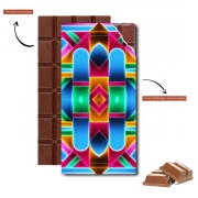 Tablette de chocolat personnalisé Neon Colorful