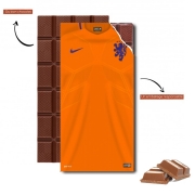 Tablette de chocolat personnalisé Maillot Football Holland
