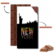 Tablette de chocolat personnalisé New York