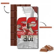 Tablette de chocolat personnalisé NFL Legends: Joe Montana 49ers