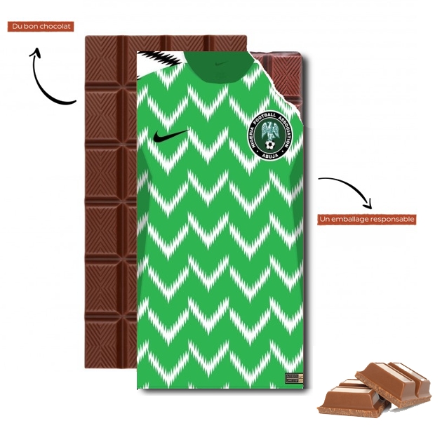 Tablette de chocolat personnalisé Nigeria World Cup Russia 2018
