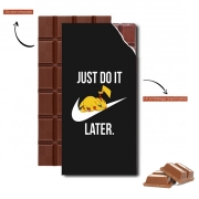 Tablette de chocolat personnalisé Nike Parody Just Do it Later X Pikachu