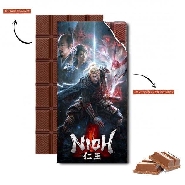 Tablette de chocolat personnalisé Nioh Fan Art