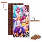 Tablette de chocolat personnalisé No Game No Life Fan Manga
