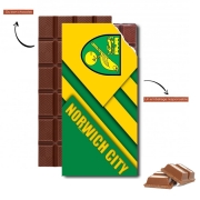 Tablette de chocolat personnalisé Norwich City