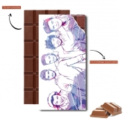 Tablette de chocolat personnalisé One Direction 1D Music Stars