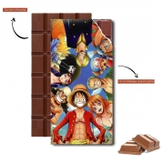 Tablette de chocolat personnalisé One Piece Equipage