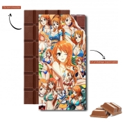 Tablette de chocolat personnalisé One Piece Nami