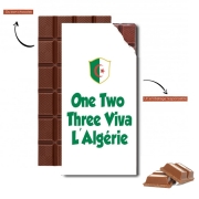 Tablette de chocolat personnalisé One Two Three Viva Algerie