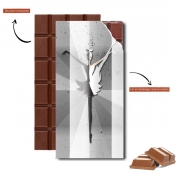 Tablette de chocolat personnalisé Origami - Swan Danseuse