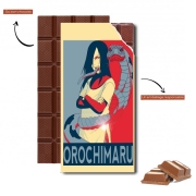 Tablette de chocolat personnalisé Orochimaru Propaganda