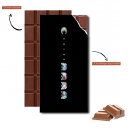 Tablette de chocolat personnalisé Pacman