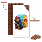 Tablette de chocolat personnalisé Paddington x Winnie the pooh