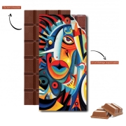 Tablette de chocolat personnalisé Painting Abstract V10
