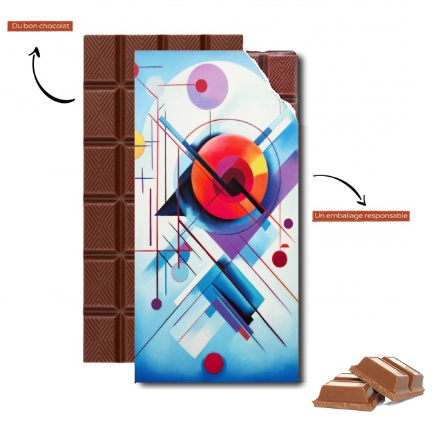 Tablette de chocolat personnalisé Painting Abstract V9