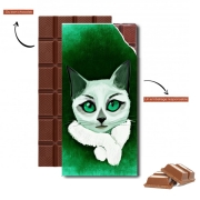 Tablette de chocolat personnalisé Painting Cat