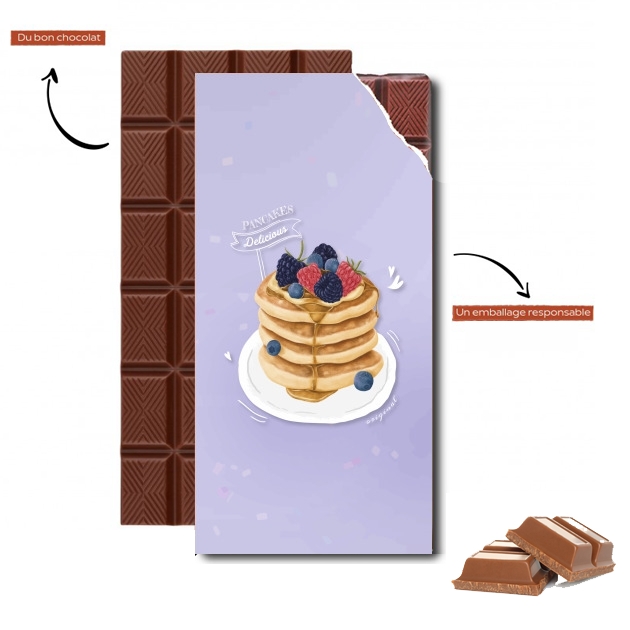 Tablette de chocolat personnalisé Pancakes so Yummy