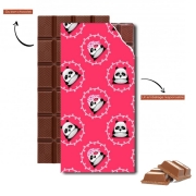 Tablette de chocolat personnalisé Panda Rose