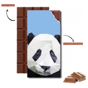 Tablette de chocolat personnalisé panda