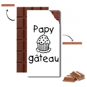 Tablette de chocolat personnalisé Papy gâteau