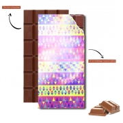 Tablette de chocolat personnalisé Pastel Pattern