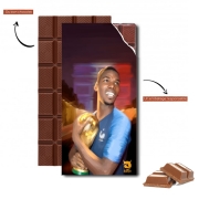 Tablette de chocolat personnalisé Paul France FiersdetreBleus