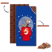 Tablette de chocolat personnalisé Peanut Snoopy x StarWars