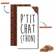 Tablette de chocolat personnalisé Petit Chat Thon