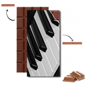 Tablette de chocolat personnalisé Piano