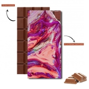 Tablette de chocolat personnalisé PINK LAVA