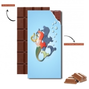 Tablette de chocolat personnalisé Poisson - Ariel