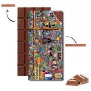 Tablette de chocolat personnalisé Pixel War Reddit