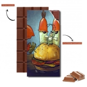 Tablette de chocolat personnalisé Plankton burger