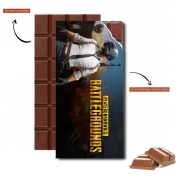 Tablette de chocolat personnalisé playerunknown's battlegrounds PUBG