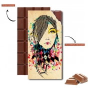 Tablette de chocolat personnalisé Pocahontas Abstract