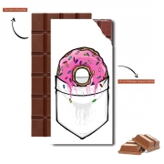Tablette de chocolat personnalisé Pocket Collection: Donut Springfield