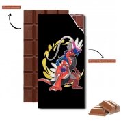 Tablette de chocolat personnalisé Pokemon Ecarlate