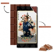 Tablette de chocolat personnalisé Poker: Franck Ribery as The Joker