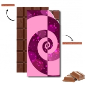 Tablette de chocolat personnalisé PRETTY IN PINK