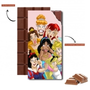 Tablette de chocolat personnalisé Princess Grimace