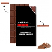 Tablette de chocolat personnalisé Prochaine connerie en cours de chargement