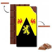 Tablette de chocolat personnalisé Province du Brabant