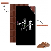 Tablette de chocolat personnalisé Pulp Fiction with Dustin and Steve
