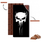 Tablette de chocolat personnalisé Punisher Skull