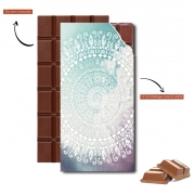 Tablette de chocolat personnalisé RAINBOW CHIC MANDALA