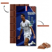 Tablette de chocolat personnalisé Raphael Varane Football Art